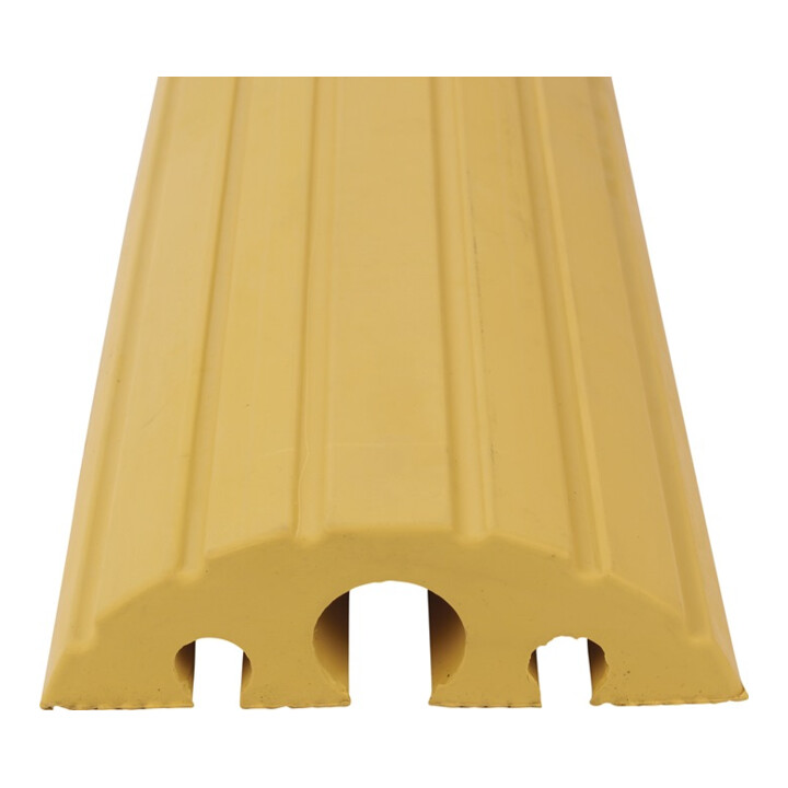 Schlauch- u.Kabelbrücke L1200xB210xH65mm Vollgummi gelb