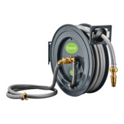 Schlauchaufroller PA 20 SK pour eau, châssis peint, sortie 3/4 pouce GEKA