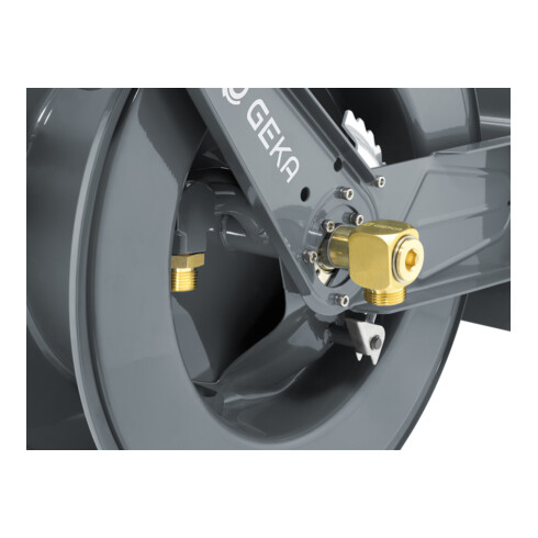 Schlauchaufroller PA30 f.Wasser Geh.STA Federrückzug Ausgang G 1 Zoll