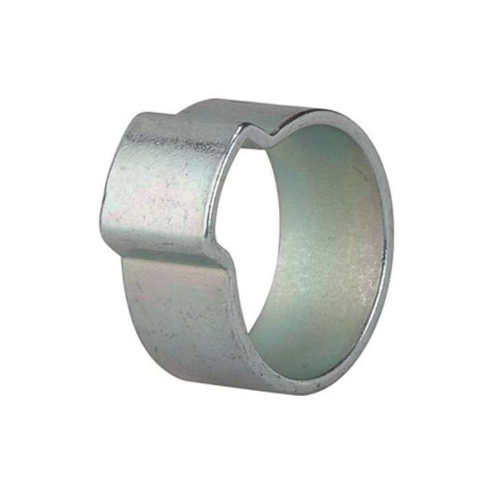 Schlauchklemme 1-Ohr STA glanzverzinkt (W1) Spannber.8-10mm 50St./Beutel RIEGLER
