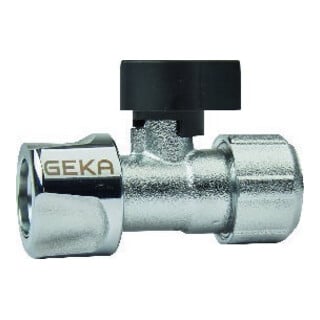 Schlauchstück système à emboîtement 1/2"-13mm MS Cr avec robinet à bille GEKA plus