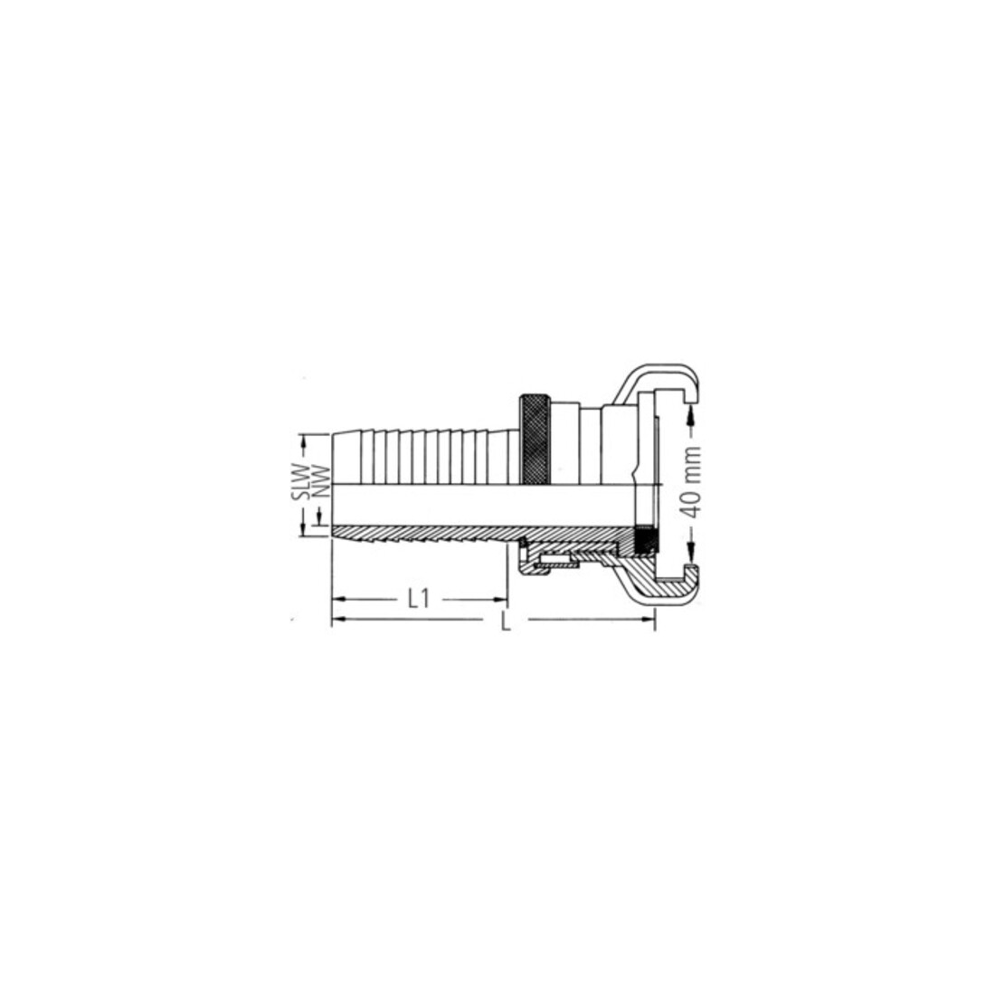 Schlauchstück GEKA plus SH MS Schl.-Gr.32mm KARASTO