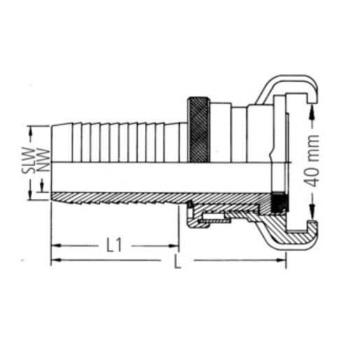 Schlauchstück GEKA plus SH MS Schl.-Gr.32mm KARASTO