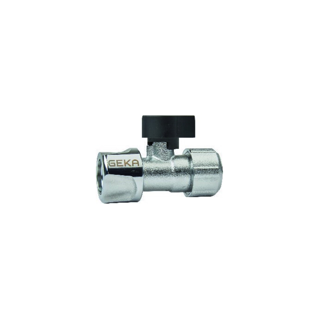 Schlauchstück Stecksystem 1/2"-13mm MS Cr m.Kugelhahn GEKA plus