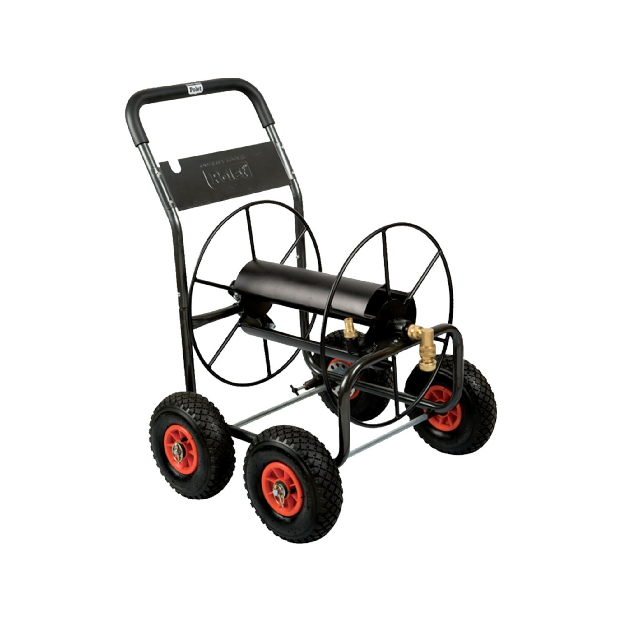 Polet 734130 Schlauchwagen 3/4" 110 m; 4× Luftrad; Gartenschlauchwagen