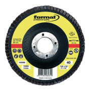 Schleifmopteller Glasgew.115mm K 80 gerade FORMAT-1