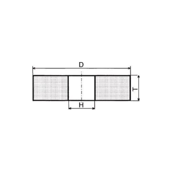 Schleifscheibe SC K80 200x32x32mm Müller