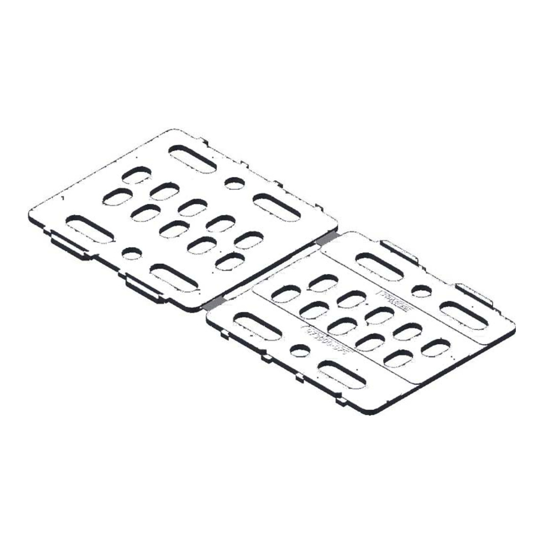 Schletter Plaque de support pour crochet de toit 2,5/5 mm 973000-075