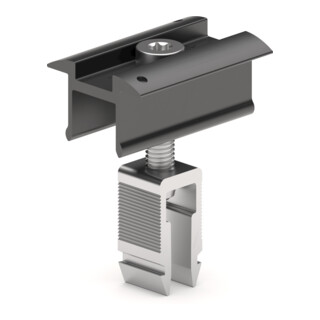 Schletter Solar Mittelklemme RapidPro 30-47 mm noir anodisé 131020-901