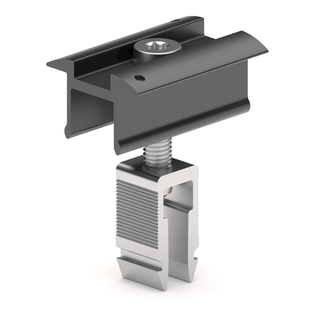 Schletter Solar Mittelklemme RapidPro 30-47 mm noir anodisé 131020-901