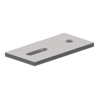 Schletter Solar Montageplatte 119002-000 für Stockschrauben M10/M12 120 x 60 x 6mm