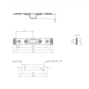 Schließteil Bolzenr.U-St.24x5mm L/R VA FUHR-4
