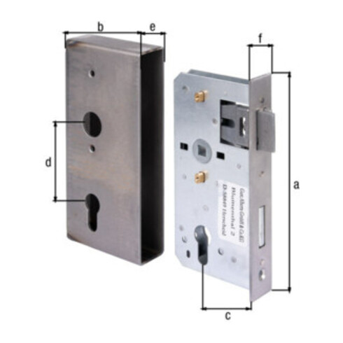 Gustav Alberts Schlosskasten mit Schloss