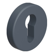 Schlüsselrosette 306.23PBKN 90 Ku.90 Schildst.10,5mm PZ rd.HEWI