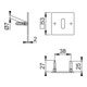 Schlüsselrosetten-Paar E848NS VA F69 Schildst.2mm OB quad.HOPPE-3