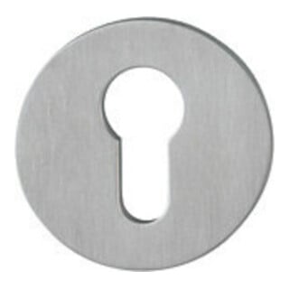 Schlüsselrosetten-Paar E849NS VA F69 Schildstärke 2mm PZ rd.