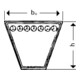 Schmalkeilriemen SPA Richtlänge: 1432 mm-1