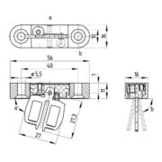 Schmersal Betätiger beweglich AZ 15/16-B6-3