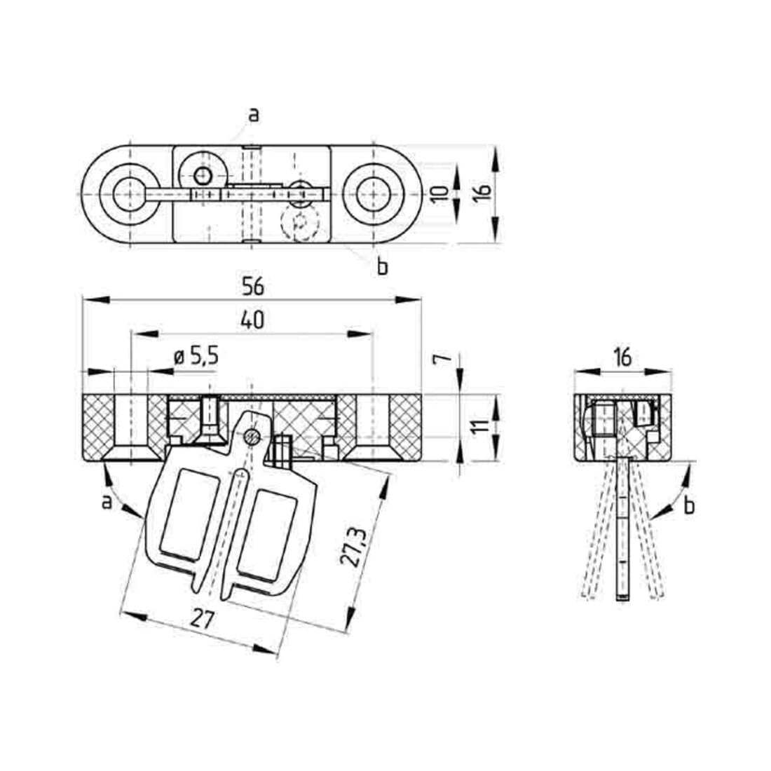 Schmersal Betätiger beweglich AZ 15/16-B6