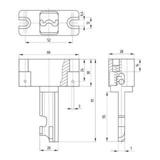 schmersal Betätiger beweglich AZ/AZM 415-B3