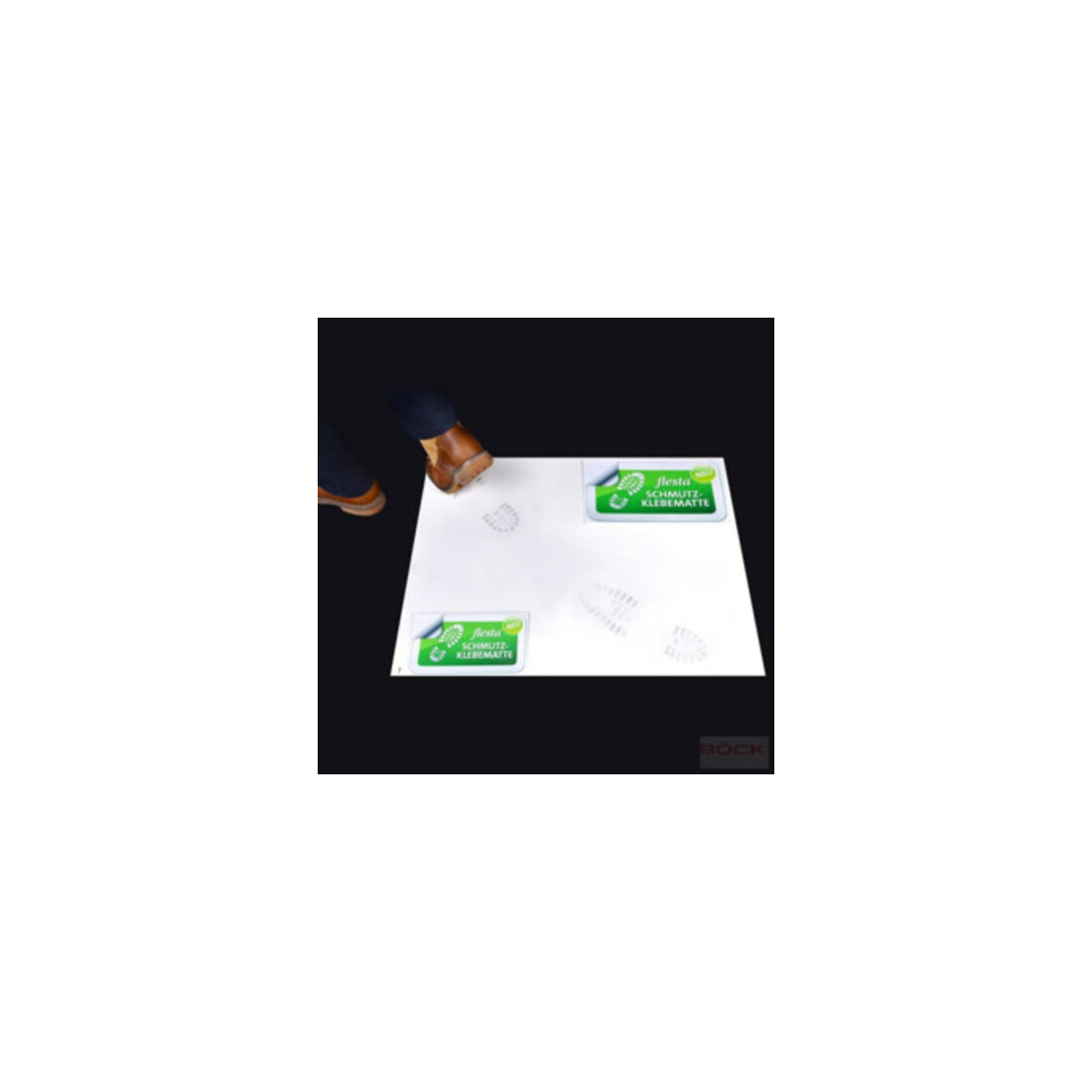 Schmutzmatte klebend natur Folie L610xB760xS2,3mm BÖCK