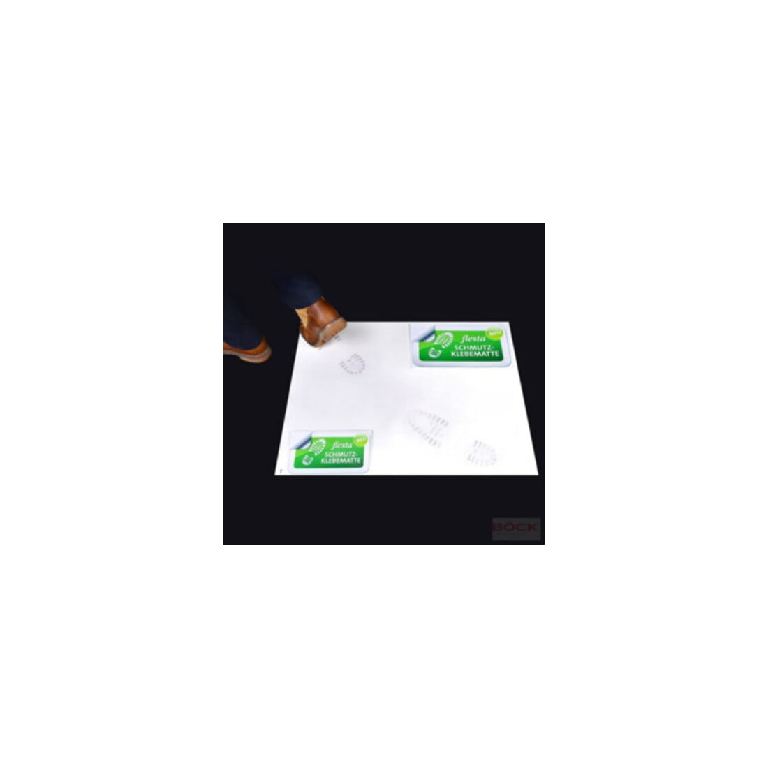 Schmutzmatte klebend natur Folie L610xB760xS2,3mm BÖCK