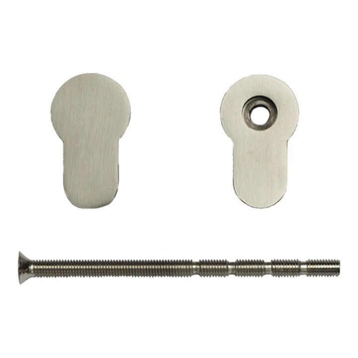 Schnegel cylindre factice cylindre set épaisseurs de porte 35-110mm en aluminium. L'impression peut être raccourcie