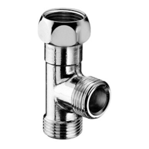 Schell T-Stück G 3/8 IGxG 3/8 AG, f NA-/Spültischv., vc