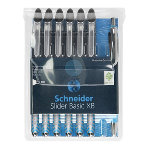 Schneider biros Slider XB 50-151276 zwart 6 st./pack.