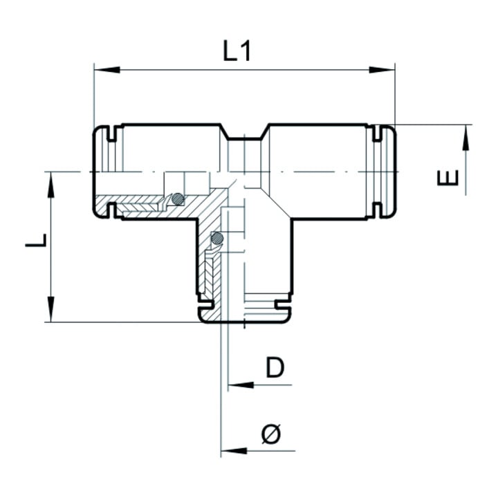 Schneider connector SVG-R5-6x6x6 T