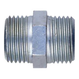 Schneider dubbele nippel DN-St-G1/2a x G3/8a