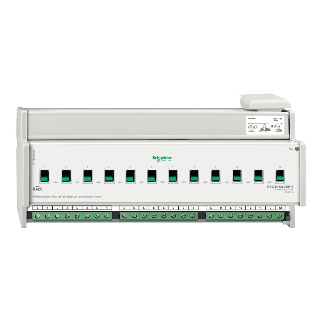 Schneider Electric Actionneur de commutation REG-K/12x230/16 MTN648495