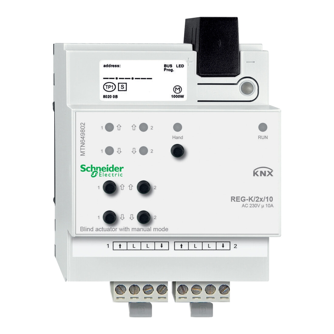 Schneider Electric Actionneur de volet REG-K/2x/10 MTN649802