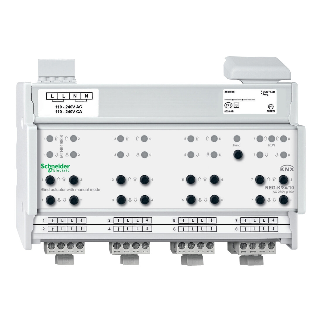 Schneider Electric Actionneur de volet REG-K/8x/10 MTN649808