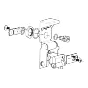 Schneider Electric Adaptateur profil DIN demi-cylindrique NSYAEDLDINS3D-1