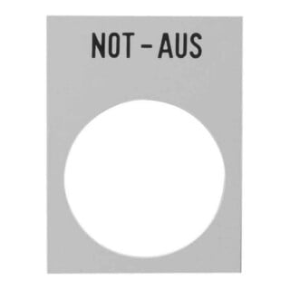 Schneider Electric Anzeigeschild ge, NOT-AUS ZB2BY420001