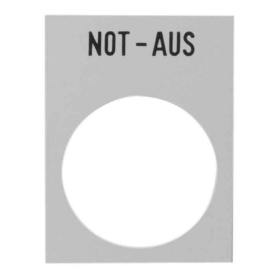 Schneider Electric Anzeigeschild ge, NOT-AUS ZB2BY420001