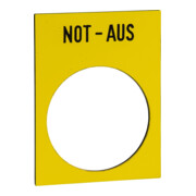 Schneider Electric Anzeigeschild ge, NOT-AUS ZB2BY420001-3
