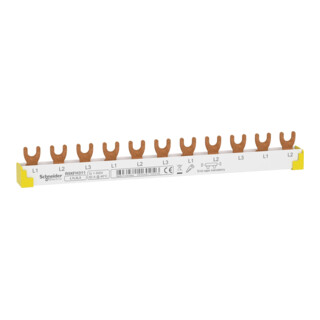 Schneider Electric Barrette de phase fourche 3p 11mod. 63A R9XFH311