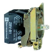 Schneider Electric Bloc de contact auxiliaire 1S avec module LED, blanc 24V ZB4BW0B11-1