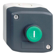 Schneider Electric Boîtier avec bouton-poussoir vert 1NO1NF (I) XALD102E-1
