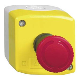 Schneider Electric Boîtier complet 2 sorties, avec bouton champignon rouge XALK178F
