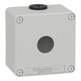 Schneider Electric Boîtier vide XAPD1201 métal gris 1x22 mm