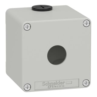 Schneider Electric Boîtier vide XAPD1501 métal gris pour 1x22 mm