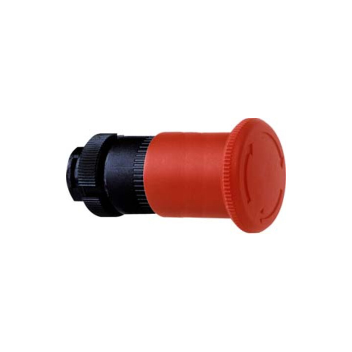 Schneider Electric Bouton champignon D=40 rouge avec arrêt tournant ZA2BS844
