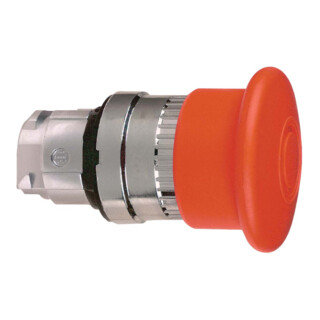 Schneider Electric Bouton d'arrêt d'urgence rouge, D=40, tirage prolongé ZB4BT84