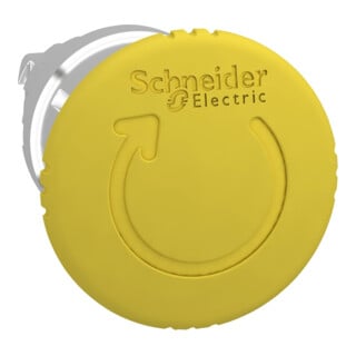 Schneider Electric Bouton-poussoir champignon ZB4BS55 Ø 40 mm à enclenchement