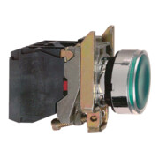 Schneider Electric Bouton-poussoir lumineux 1S1Ö vert avec LED 24V XB4BW33B5-1