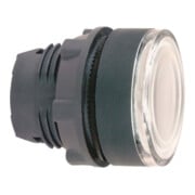 Schneider Electric Bouton-poussoir lumineux blanc, plat pour module LED ZB5AW313-1