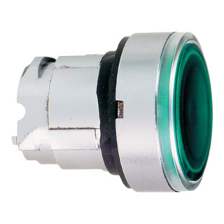 Schneider Electric Bouton-poussoir lumineux vert avec module LED ZB4BW333